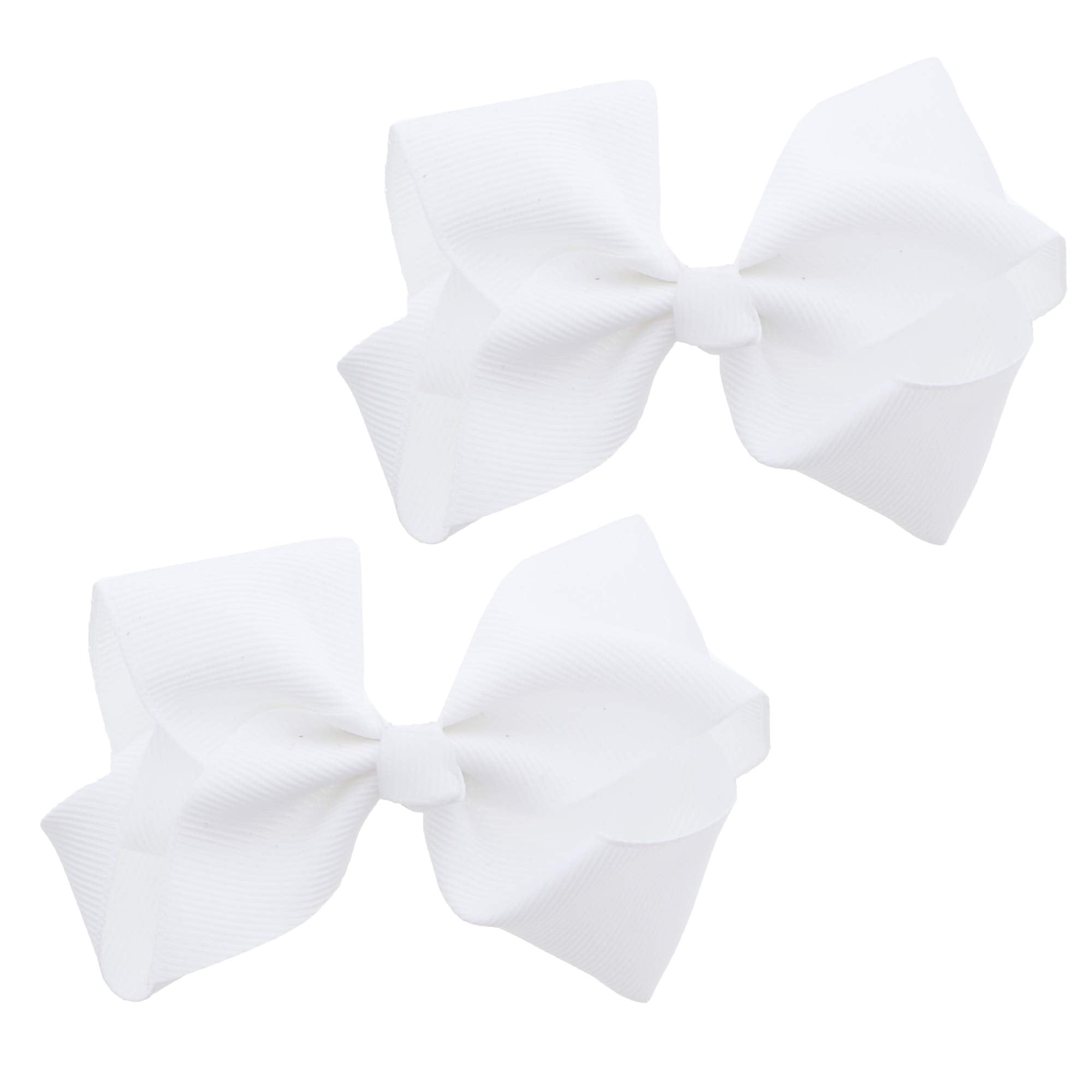 Motique Accessories lazo grosgrain 3 pulgadas blanco para peinados diarios.