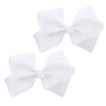 Motique Accessories lazo grosgrain 3 pulgadas blanco para peinados diarios.