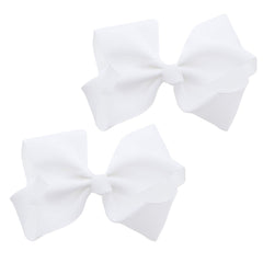 Motique Accessories lazo grosgrain 3 pulgadas blanco para peinados diarios.