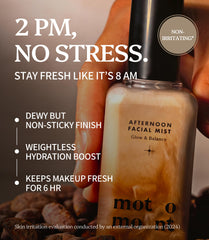 Motomont Milk Tea Mist, textura ligera para look fresco