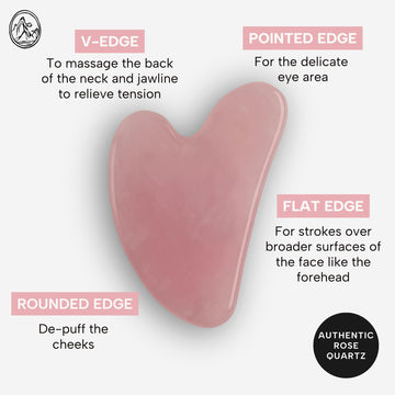 Gua sha Mount Lai para ojos, alivia tensión y prepara la piel para el serum.