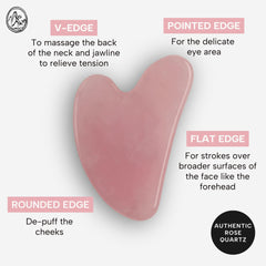 Gua sha Mount Lai para ojos, alivia tensión y prepara la piel para el serum.