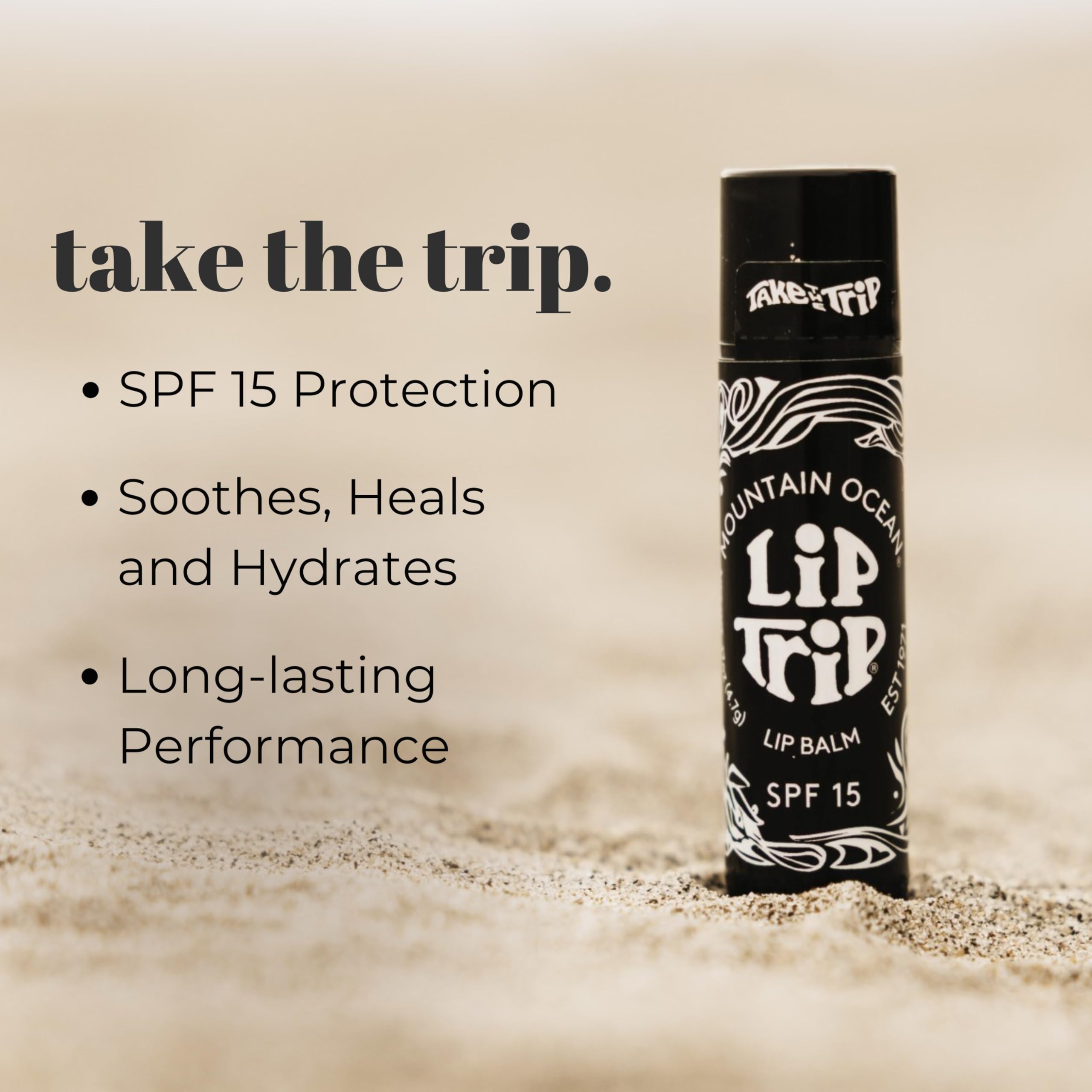 Protección solar SPF 15 para labios y rostro con Mountain Ocean