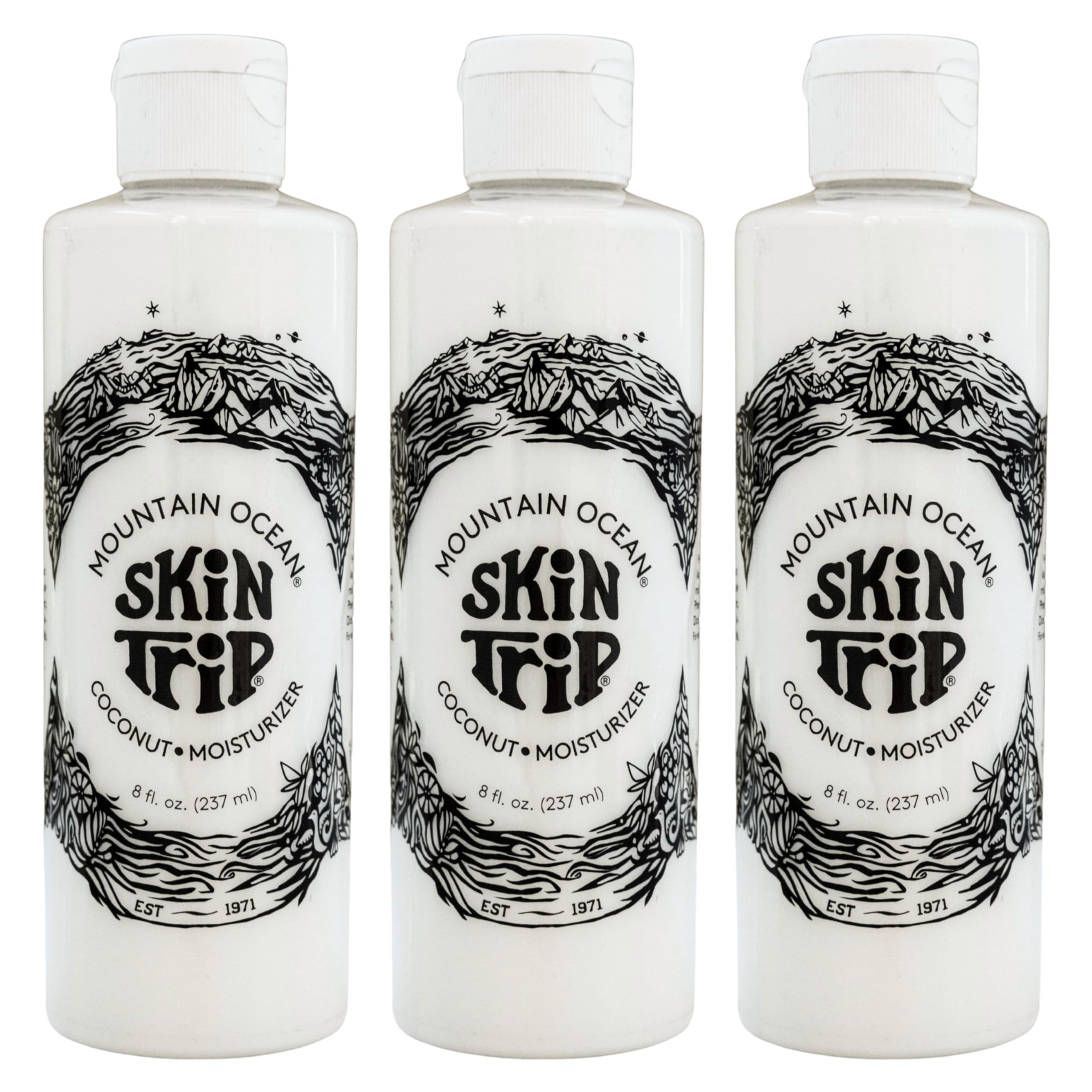 Mountain Ocean Skin Trip loción coco en botella, hidratación profunda para la piel