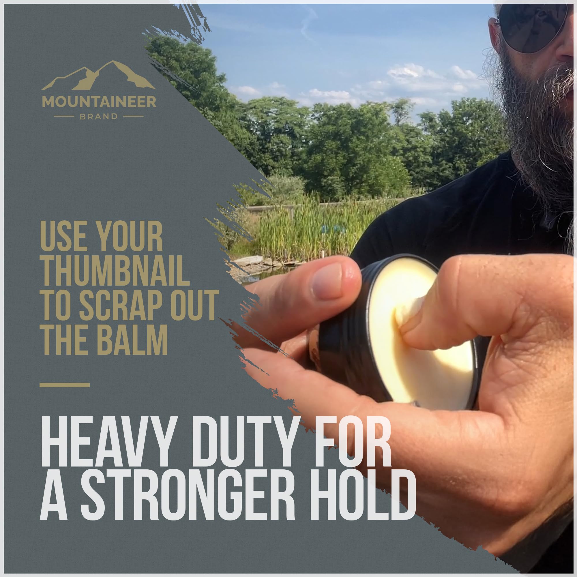 Aroma madera de Mountaineer Brand en experiencia olfativa para la barba