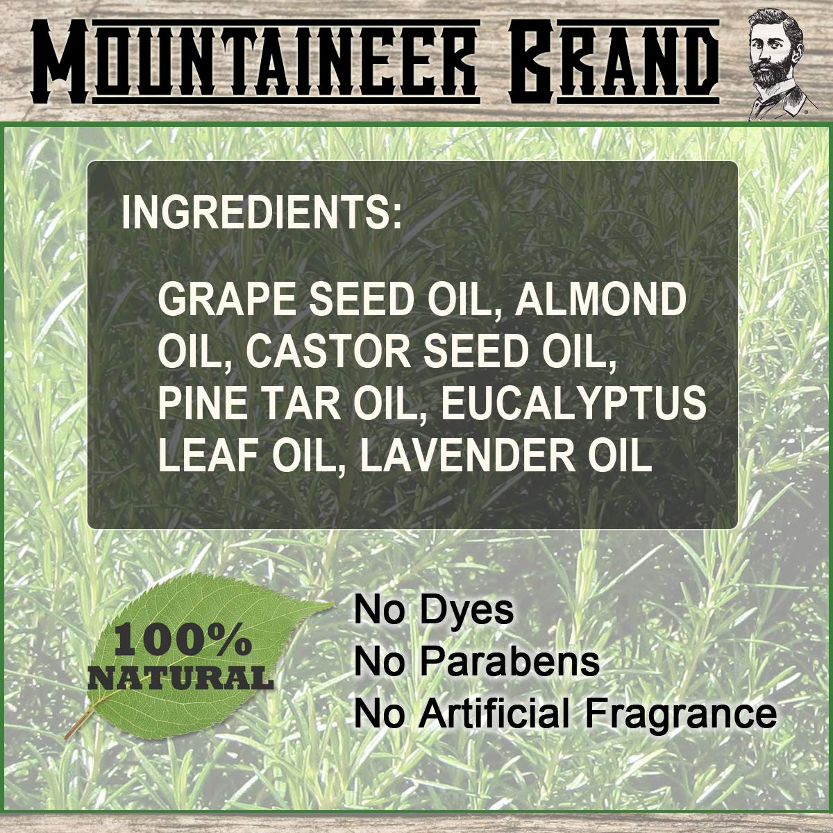 Barba hidratada y nutrida gracias a Mountaineer Brand.