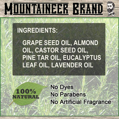 Barba hidratada y nutrida gracias a Mountaineer Brand.