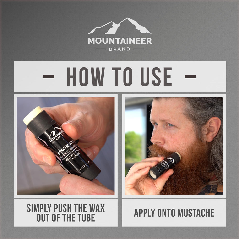 Hecho en WV: Mountaineer Brand barrita para bigote lista para uso diario
