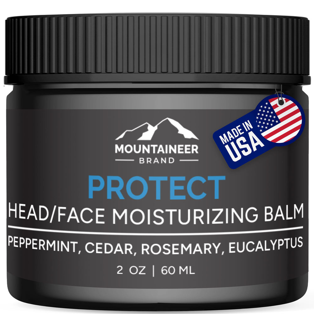 Mountaineer Brand Humectante Natural para cabeza calva en frasco, uso diario