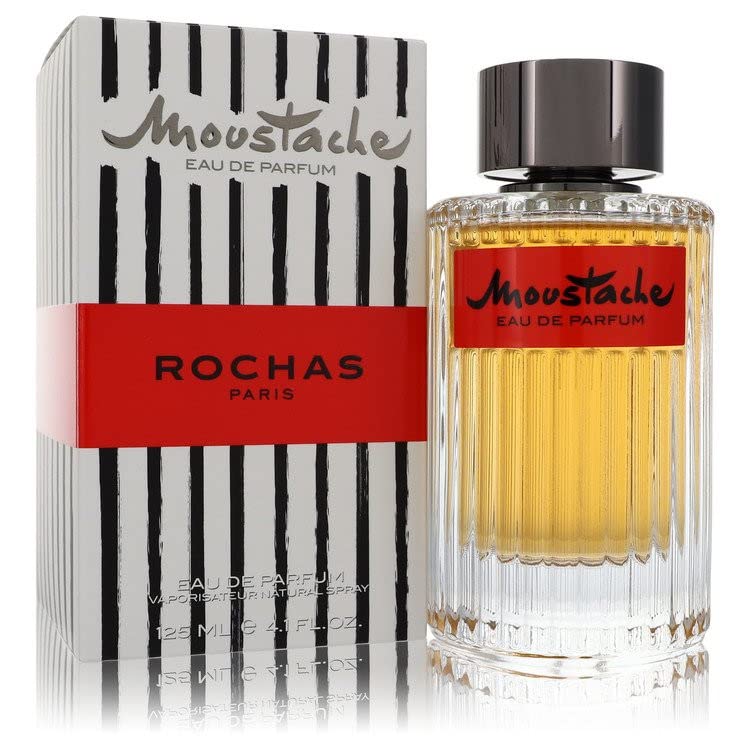 Moustache Rochas: frasco de perfume de 4,2 onzas para uso diario.