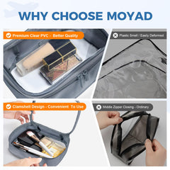 Moyad diseño ligero y portátil, ideal para equipaje de mano