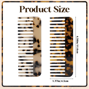 Mozeat Lens peine ancho tortosa para cabello grueso.