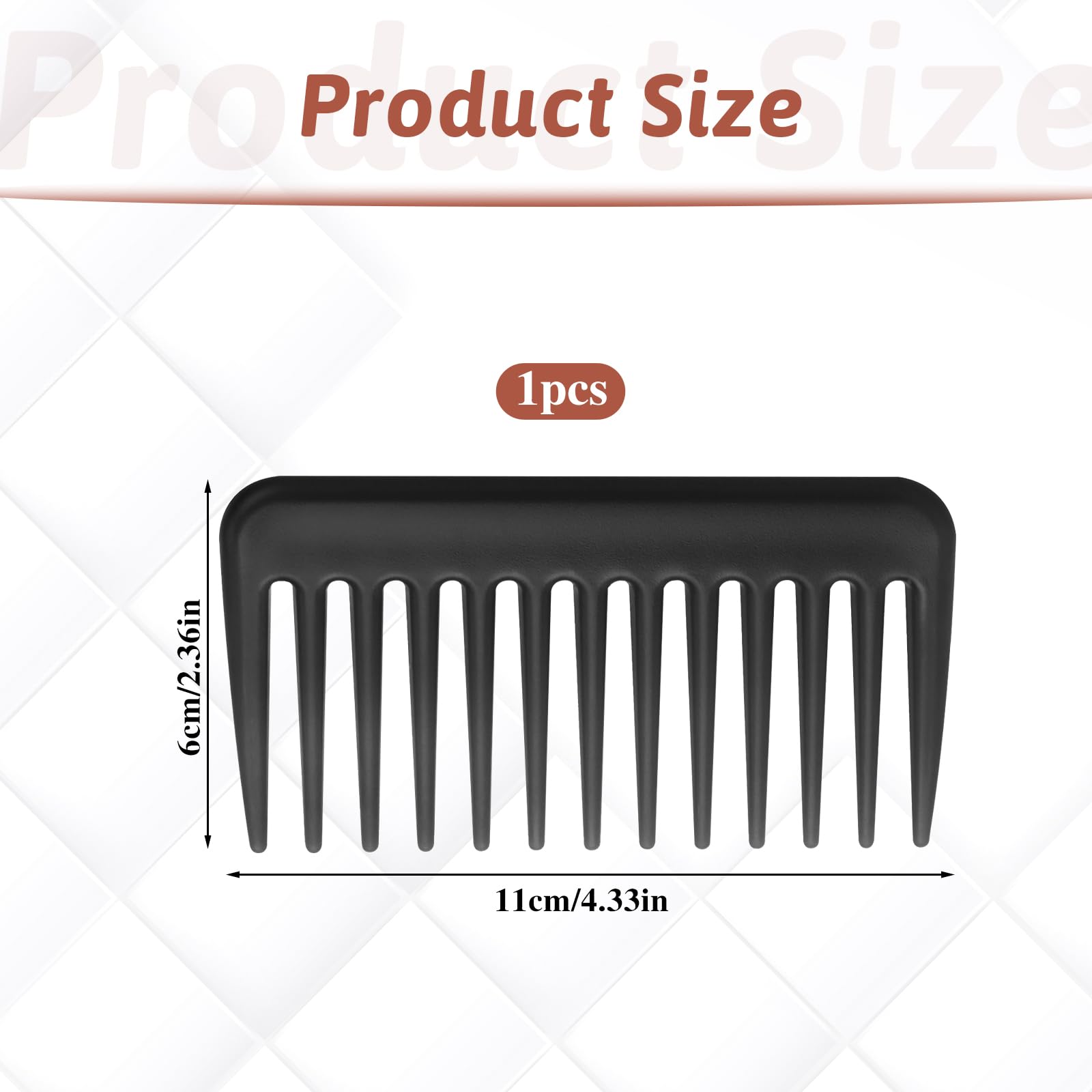 Mozeat Lens peine para barba y pomadas, distribución suave del producto