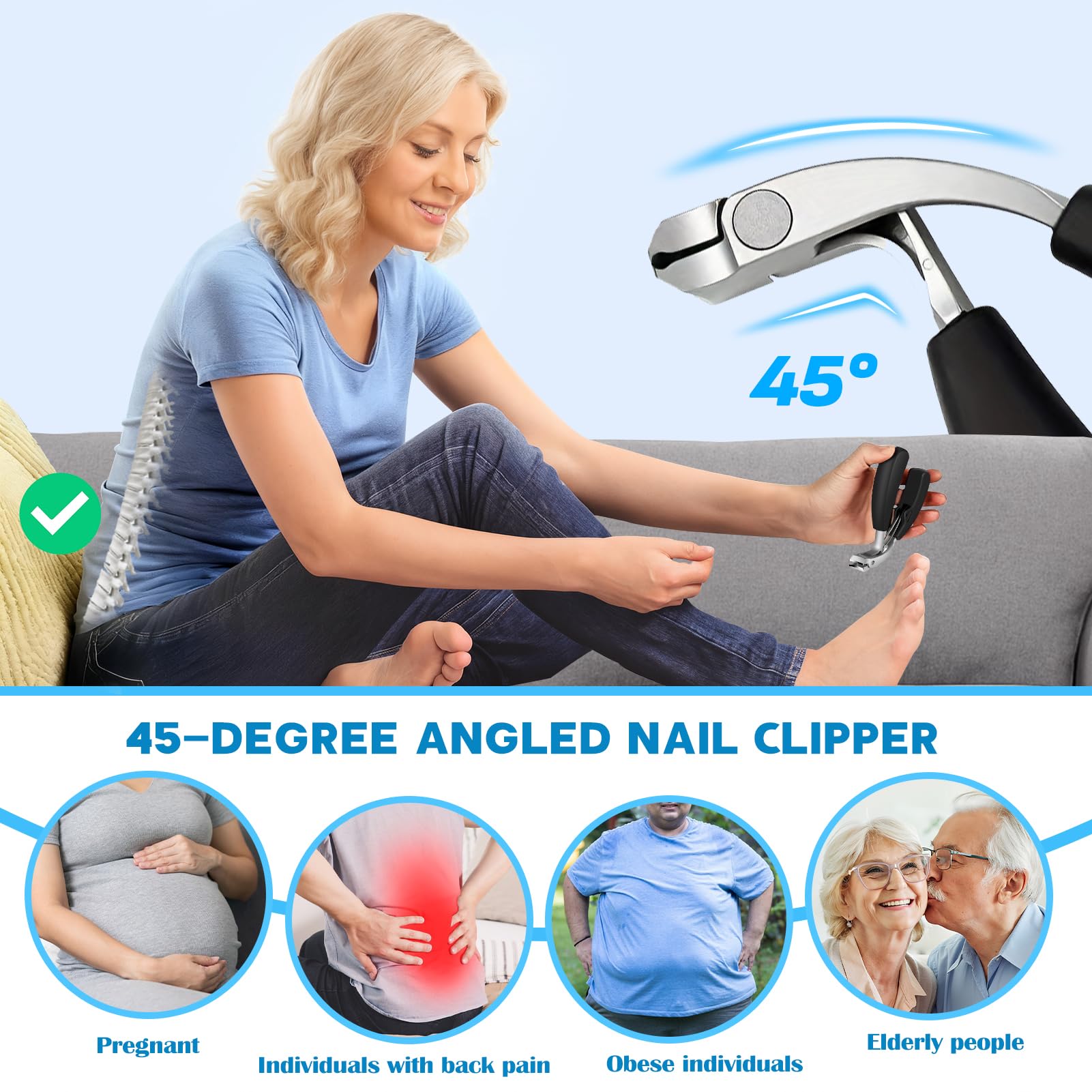MPKDZNE mandibula precision olecranon para recorte exacto.