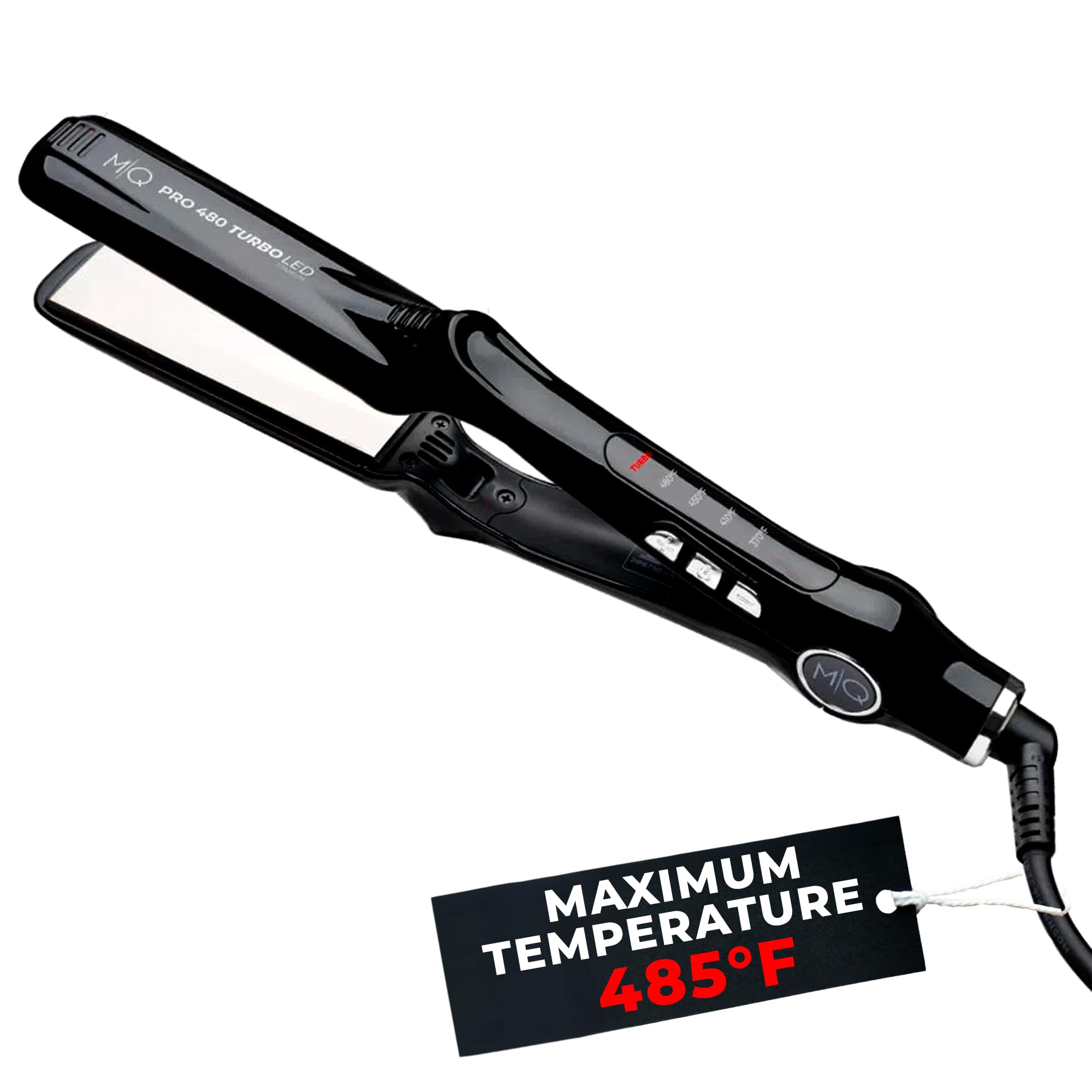 MQ Professional plancha Titanio 480F Turbo para alisar rápidamente