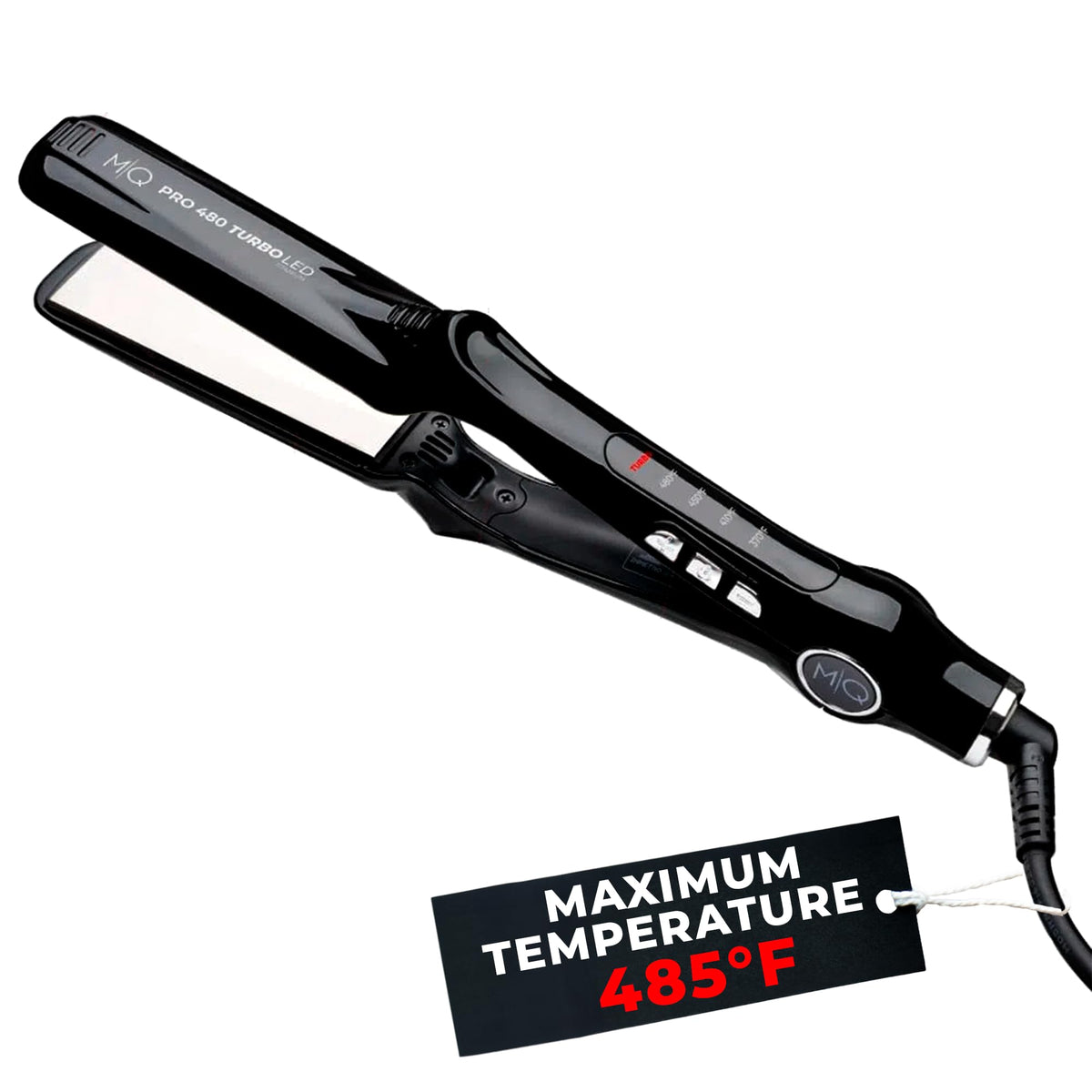 MQ Professional plancha Titanio 480F Turbo para alisar rápidamente