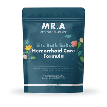 MR.A Sitz Bath: envase sin BPA para almacenamiento seguro.