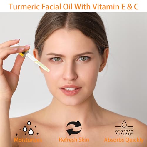 MR.A Turmeric Oil, aplicación en las manos para hidratación rápida.