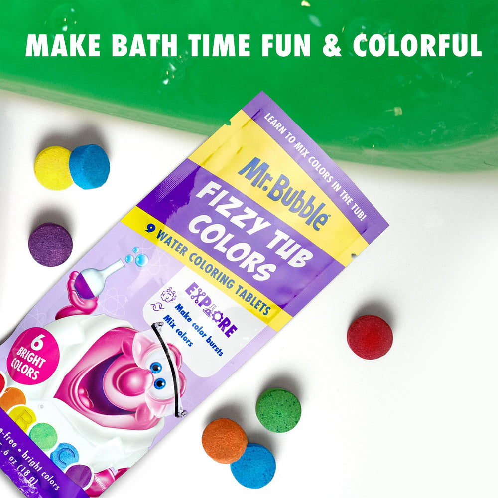 Mr. Bubble letras A, B y C para aprender jugando
