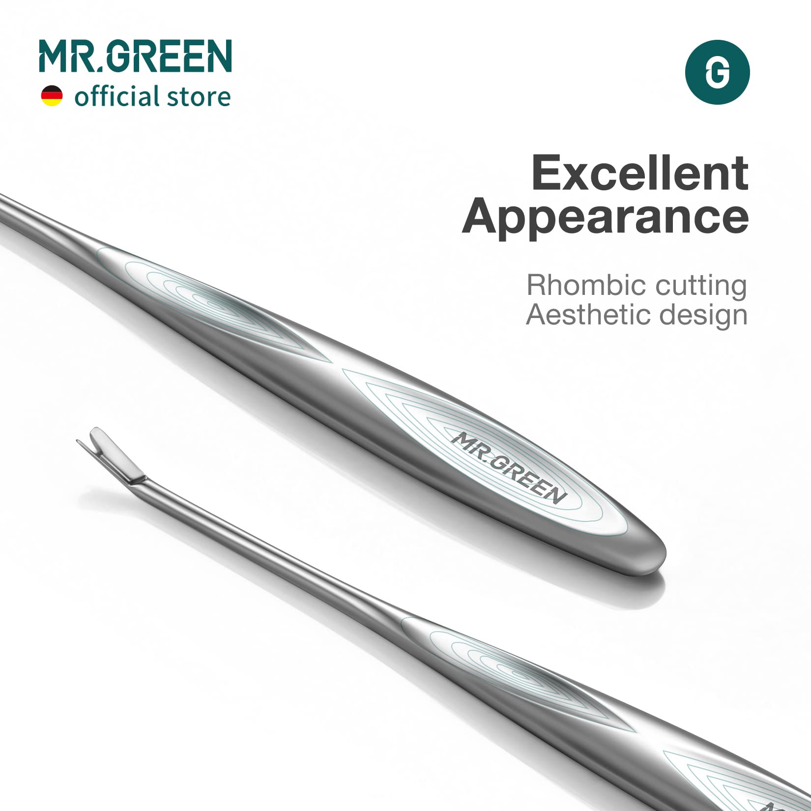 MR.GREEN acero inoxidable resistente a oxidacion para durabilidad