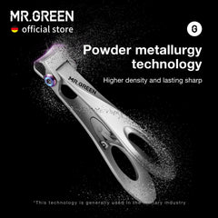 MR.GREEN cortaúñas con sistema magnético de doble uso para manejo estable.