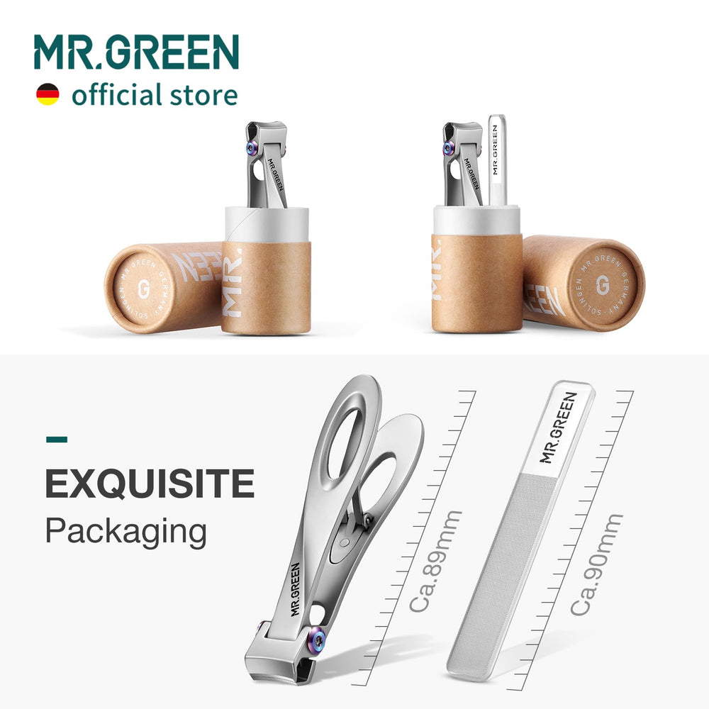 MR.GREEN cortaúñas uso diario y limpieza fácil.