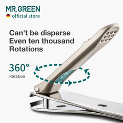 MR.GREEN afilado Seiko para cortar uñas gruesas con precisión.