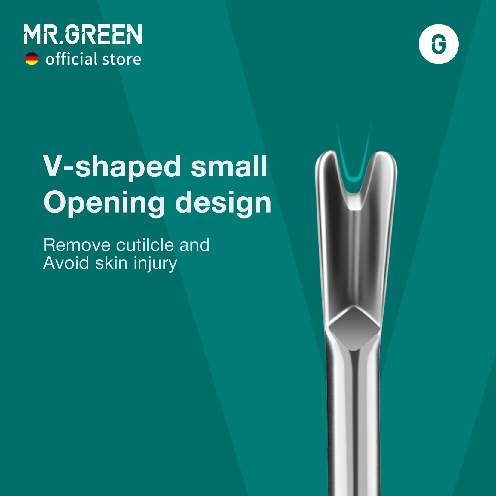 MR.GREEN diseno ergonomico para uso comodo durante manicura
