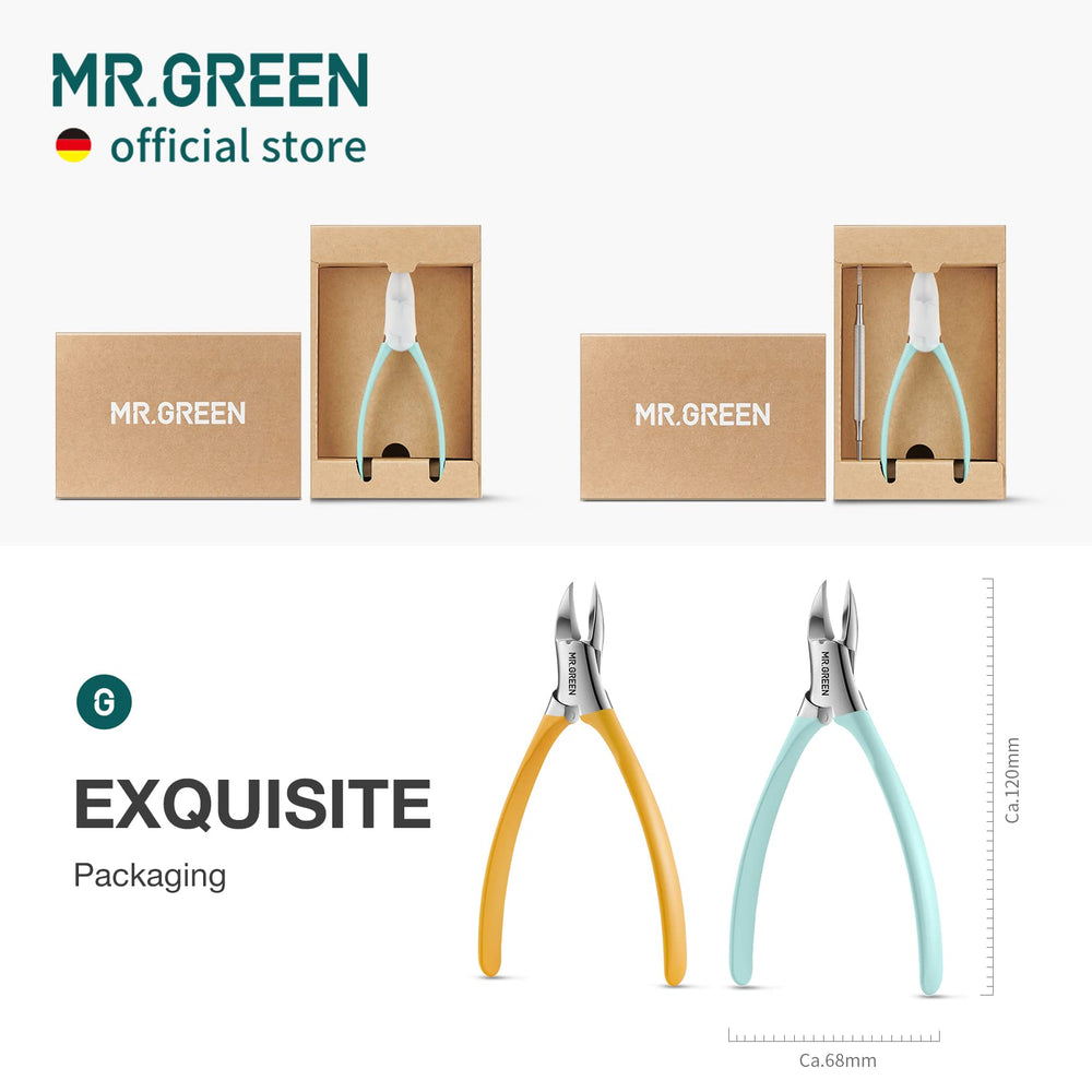MR.GREEN estuche compacto para cuidado de uñas, almacenamiento seguro