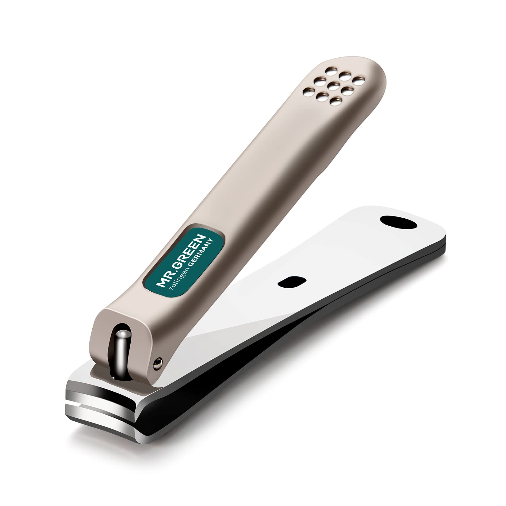 MR.GREEN Nail Clippers curved blades front view for precise trimming