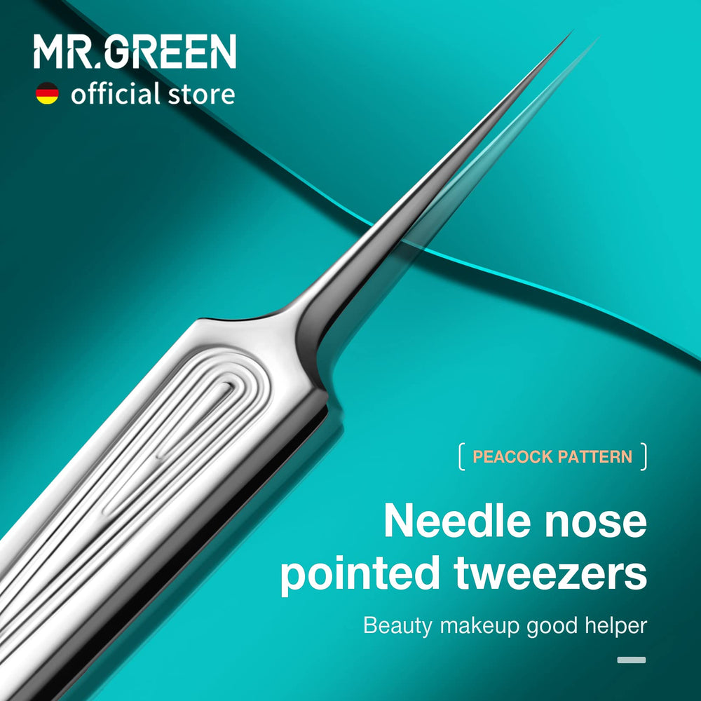 MR.GREEN pinzas para cejas y pestañas para modelar con suavidad