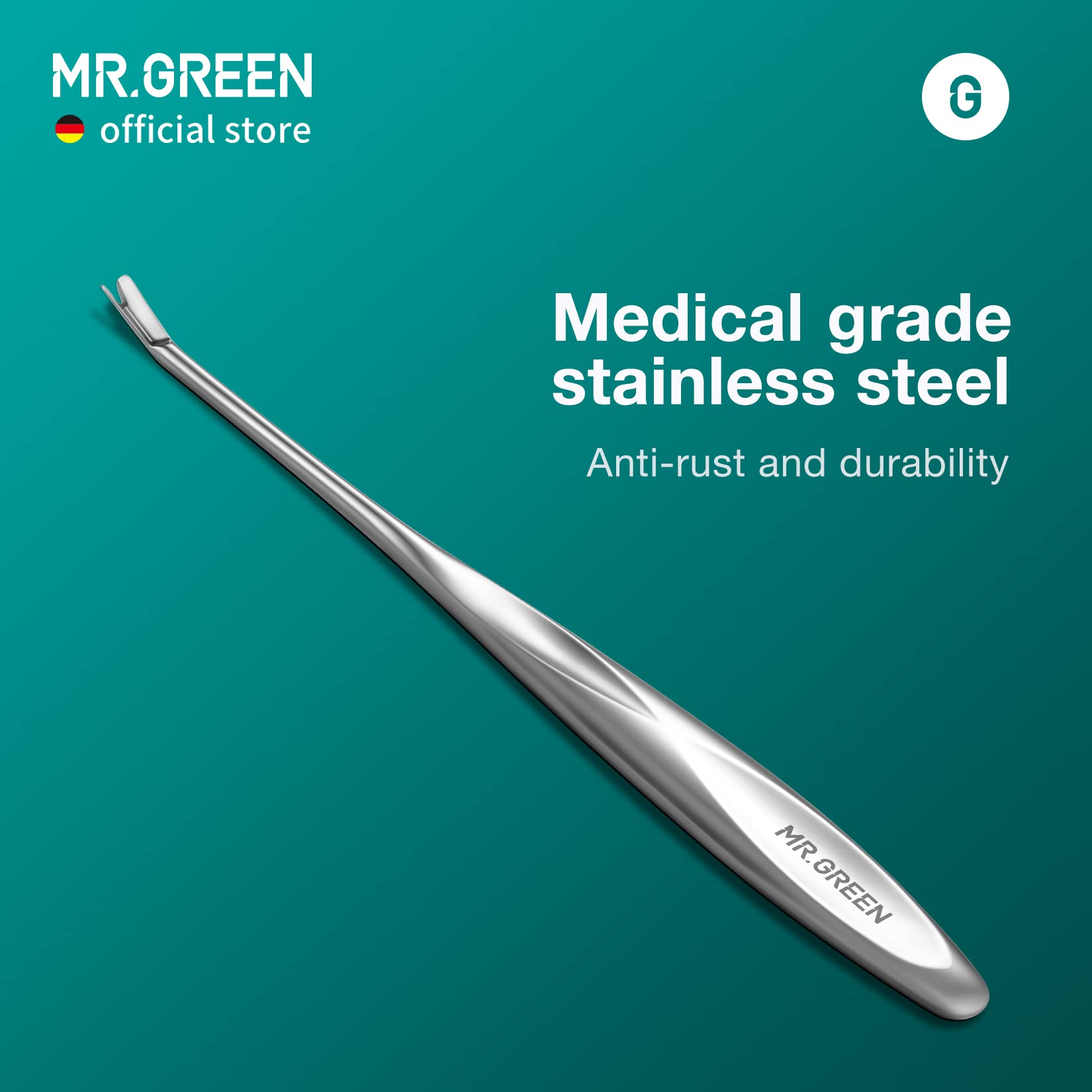 MR.GREEN punta corte cuticulas para precision