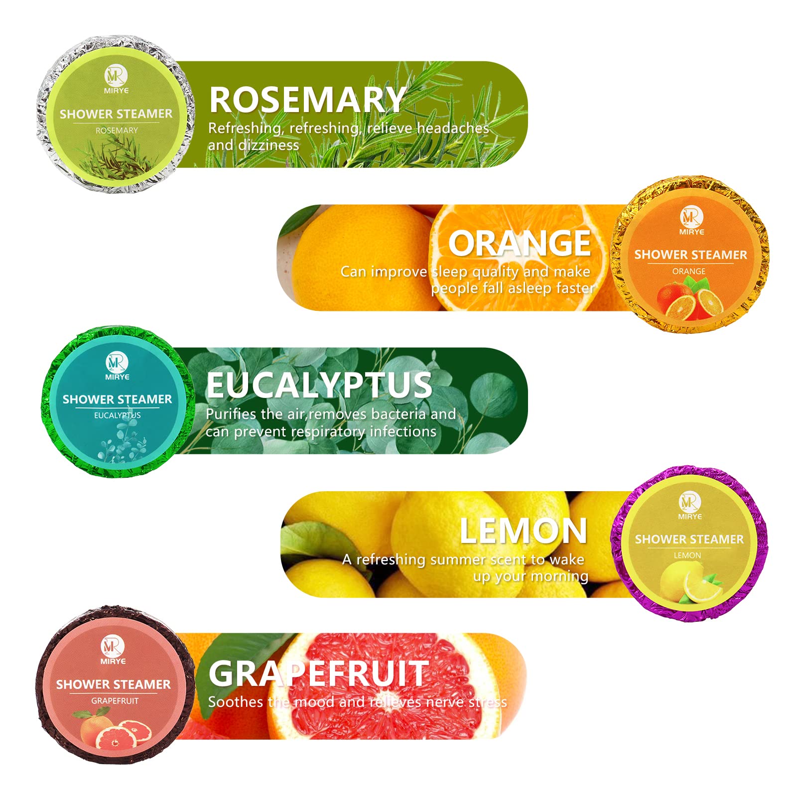 MR MIRYE ofrece 10 fragancias únicas para usar en la ducha aromática