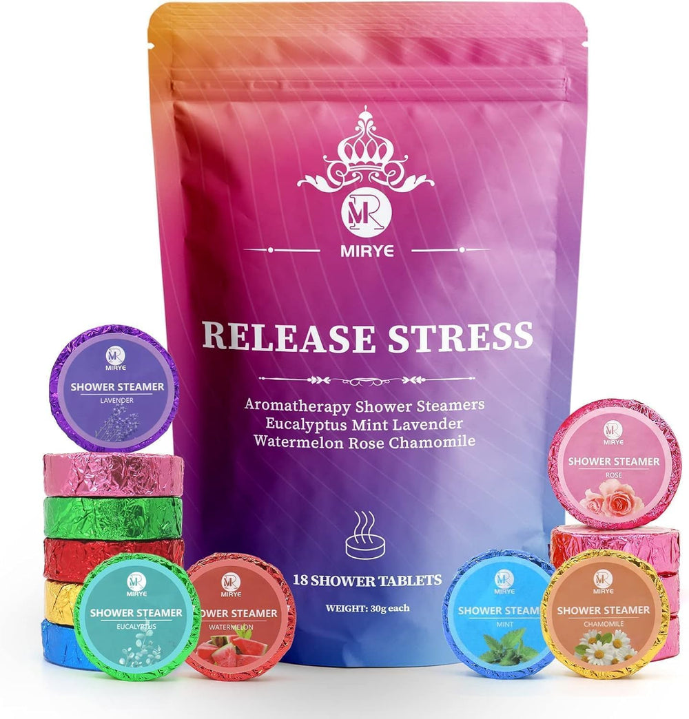 MR MIRYE bombas de ducha aromaterapia lavanda para relajación y spa en casa
