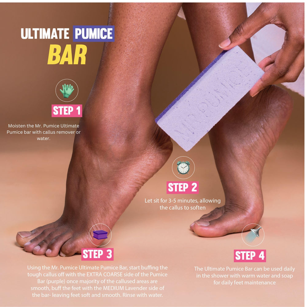 Mr. PUMI Bar, lima de pedicura para uso doméstico diario.
