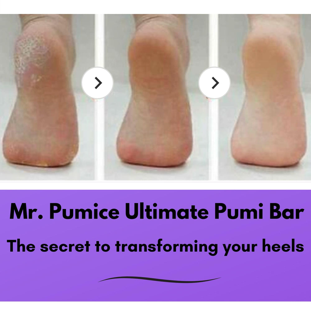 Mr. PUMI Bar, piedra de pedicura que suaviza la piel de talones.