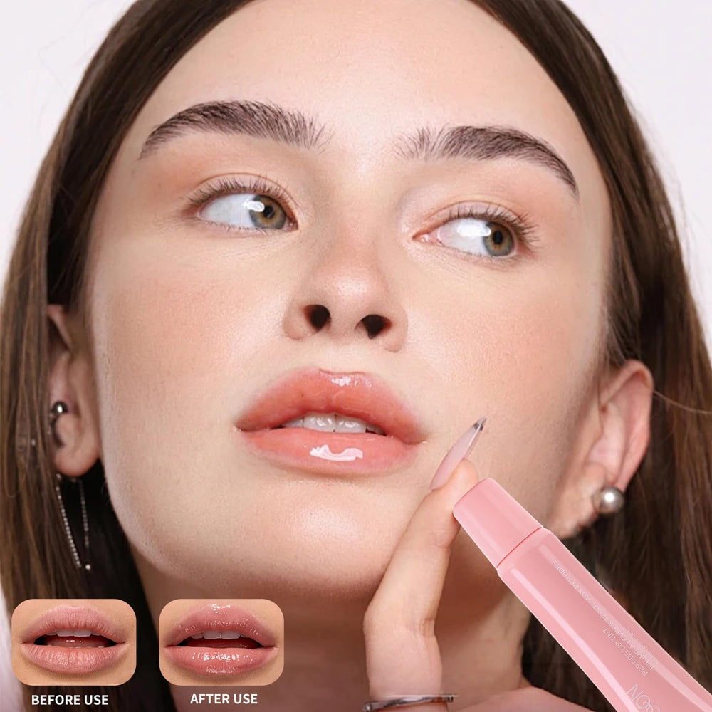 Brillo labial de Mrettick ligero y no pegajoso para uso diario.