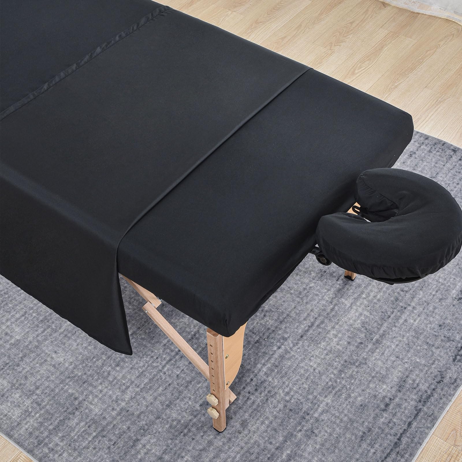 MRJ Soft sábana ajustada para mesa, ajuste seguro durante tratamientos