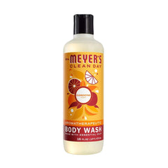 MRS. MEYER'S CLEAN DAY Clementine, botella: fragancia cítrica suave para una ducha vigorizante