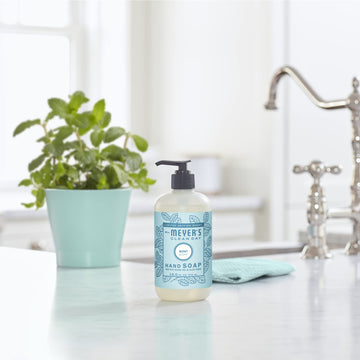Dispensador compacto de jabón para el lavabo, fácil manejo.