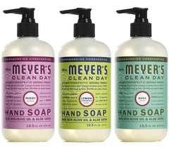Flacon Mrs. Meyer's Clean Day verveine-citronnelle, douceur hydratante pour les mains.