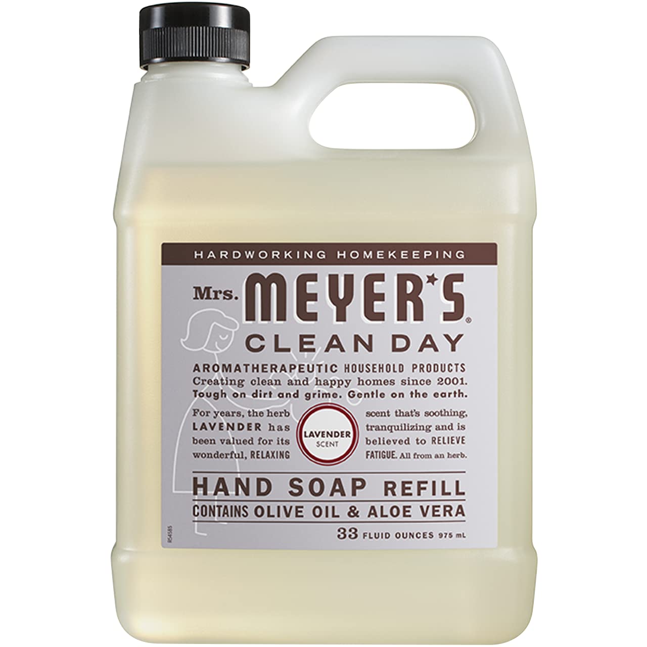 Ingredientes naturales como aloe vera y aceite de oliva en el jabón de manos.