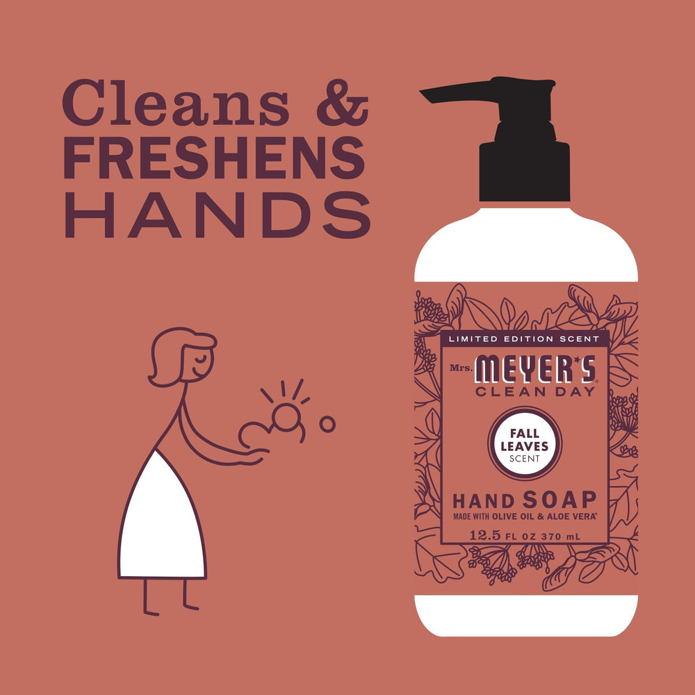Jabón de manos con aloe vera de Mrs. Meyer's para confort suave.