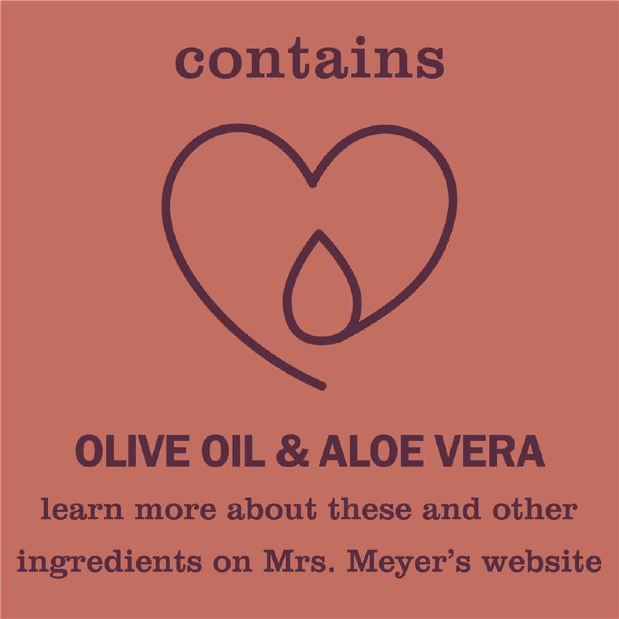Etiqueta clara de Mrs. Meyer's Clean Day para una experiencia agradable.
