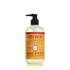 Mrs. Meyer’s Clean Day jabón líquido manos Basil, aroma herbal fresca para revitalizar las manos.