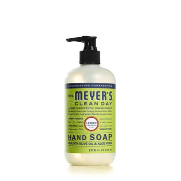 Mrs. Meyer’s Clean Day jabón líquido manos Verbena de Limón, fragancia cítrica brillante para despertar.