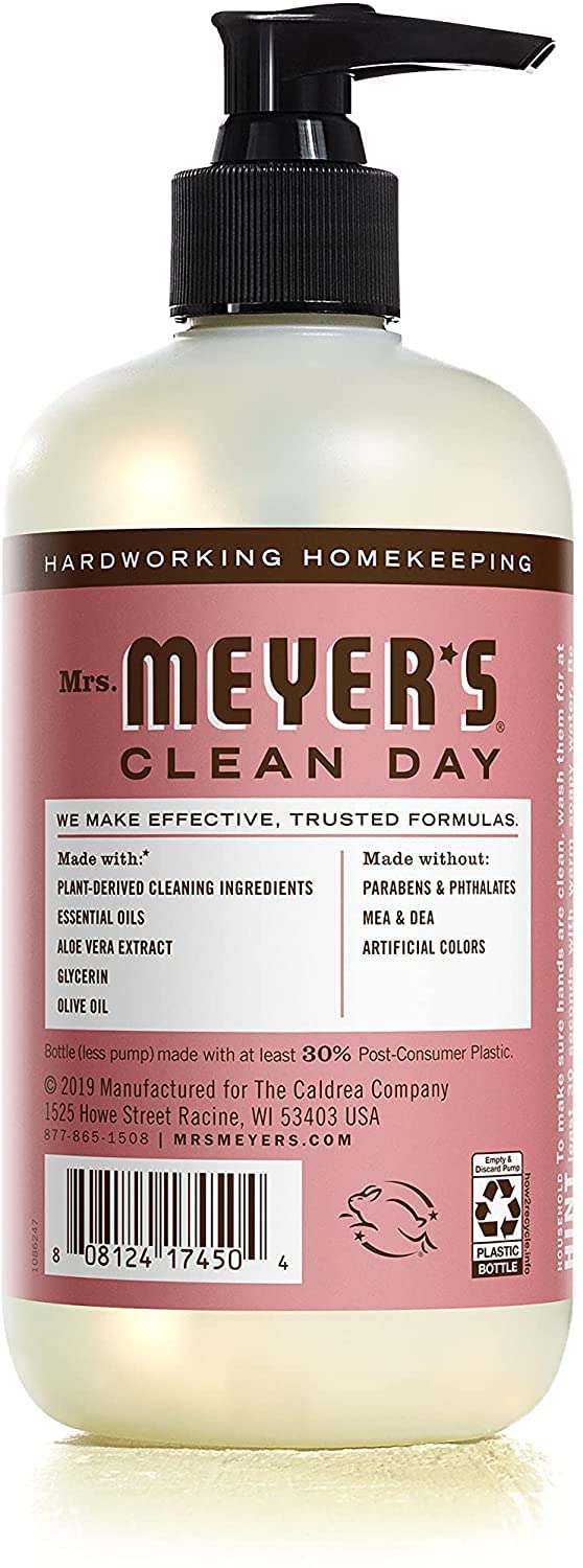 Empaque festivo de Mrs. Meyer's para mesa de cocina.