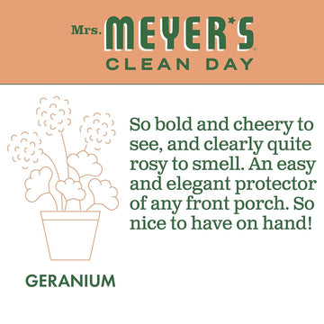 Jabón Mrs. Meyer's Clean Day libre de crueldad, certificado Leaping Bunny