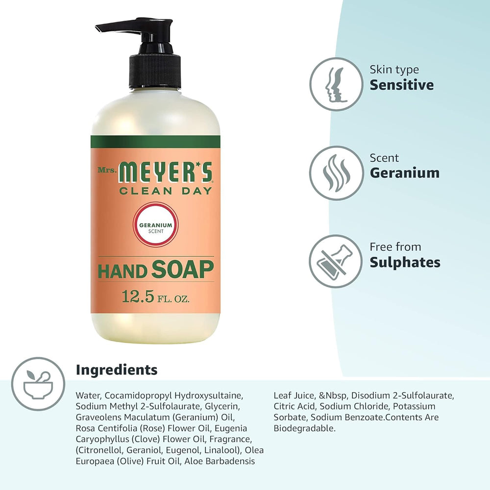 Con Mrs. Meyer’s Clean Day, textura suave y manos hidratadas