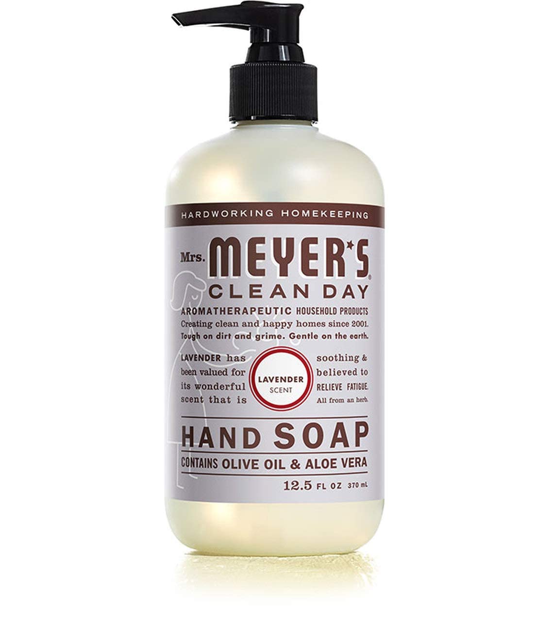 Mrs. Meyer's Clean Day Jabón de manos textura cremosa, sensación suave durante el lavado.